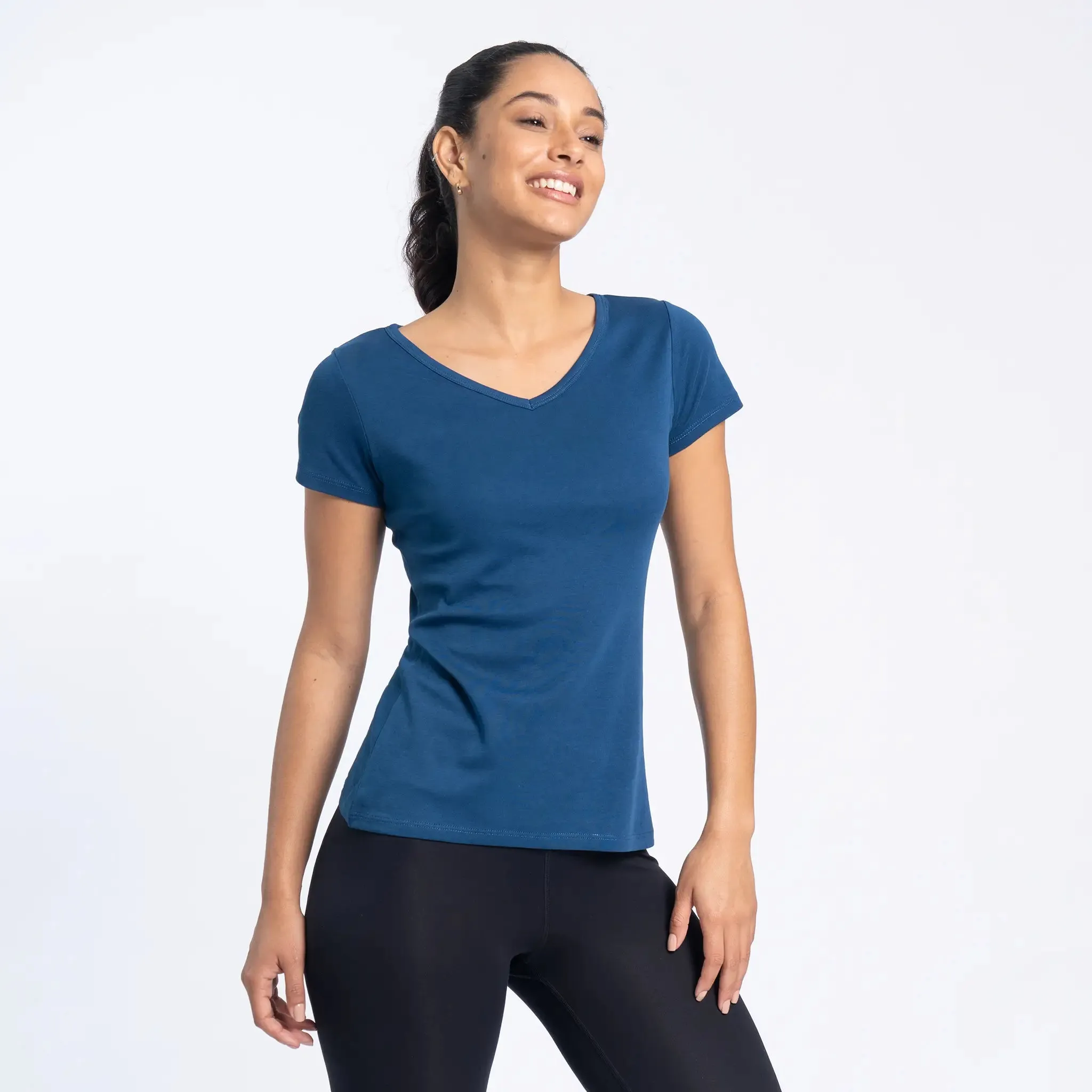 Mix 4 Pack - Women's Organic Crew Neck, V-Neck, Tank Top, & Long Sleeve