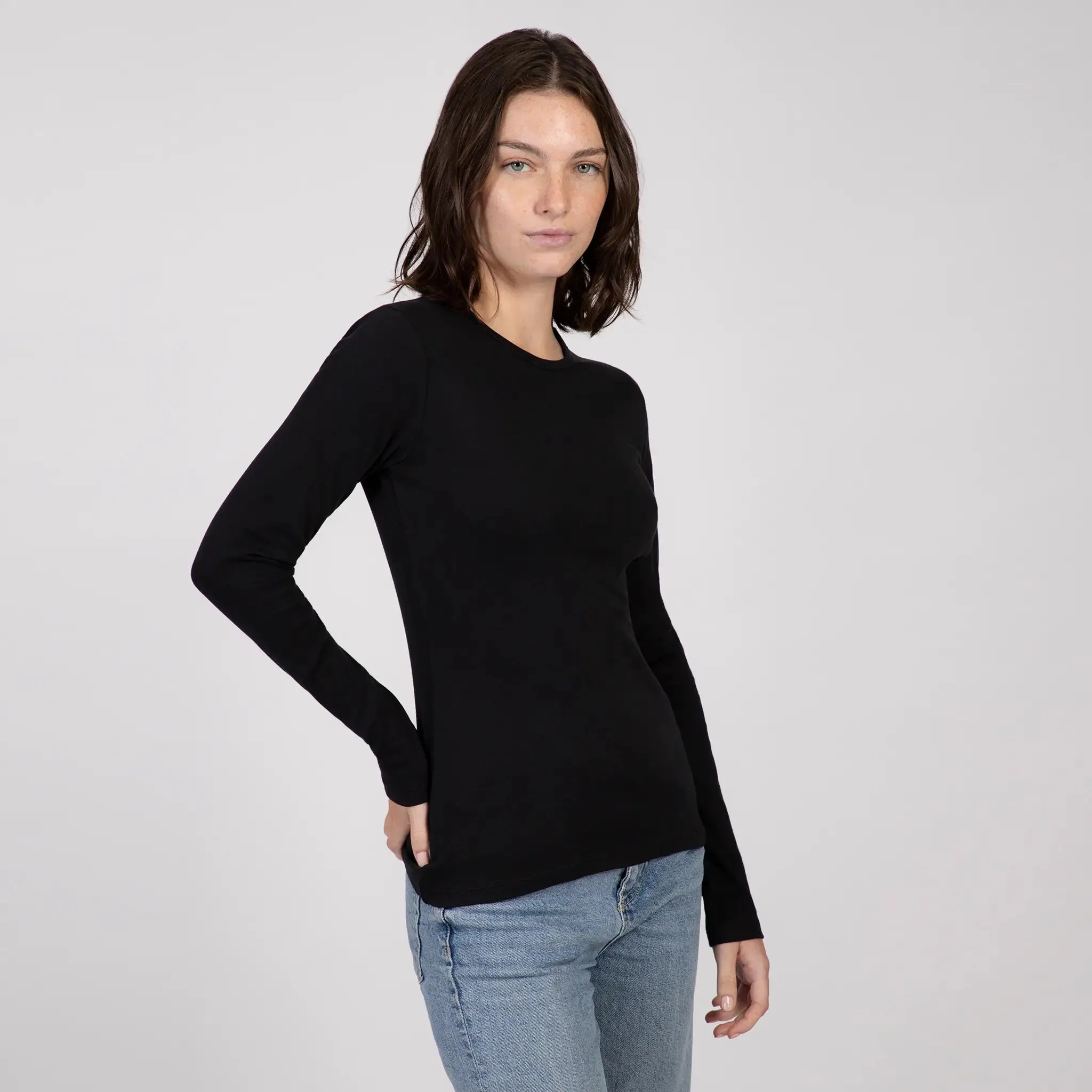 Mix 4 Pack - Women's Organic Crew Neck, V-Neck, Tank Top, & Long Sleeve