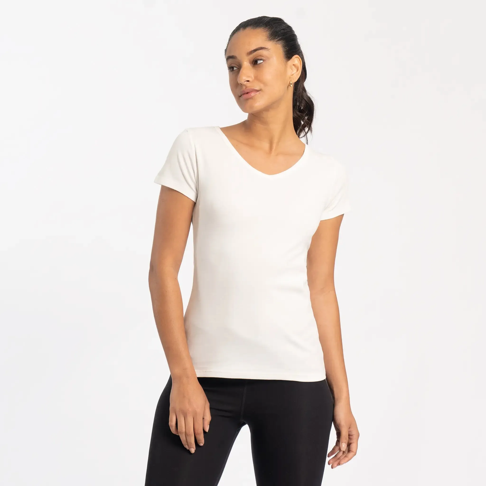 Mix 4 Pack - Women's Organic Crew Neck, V-Neck, Tank Top, & Long Sleeve