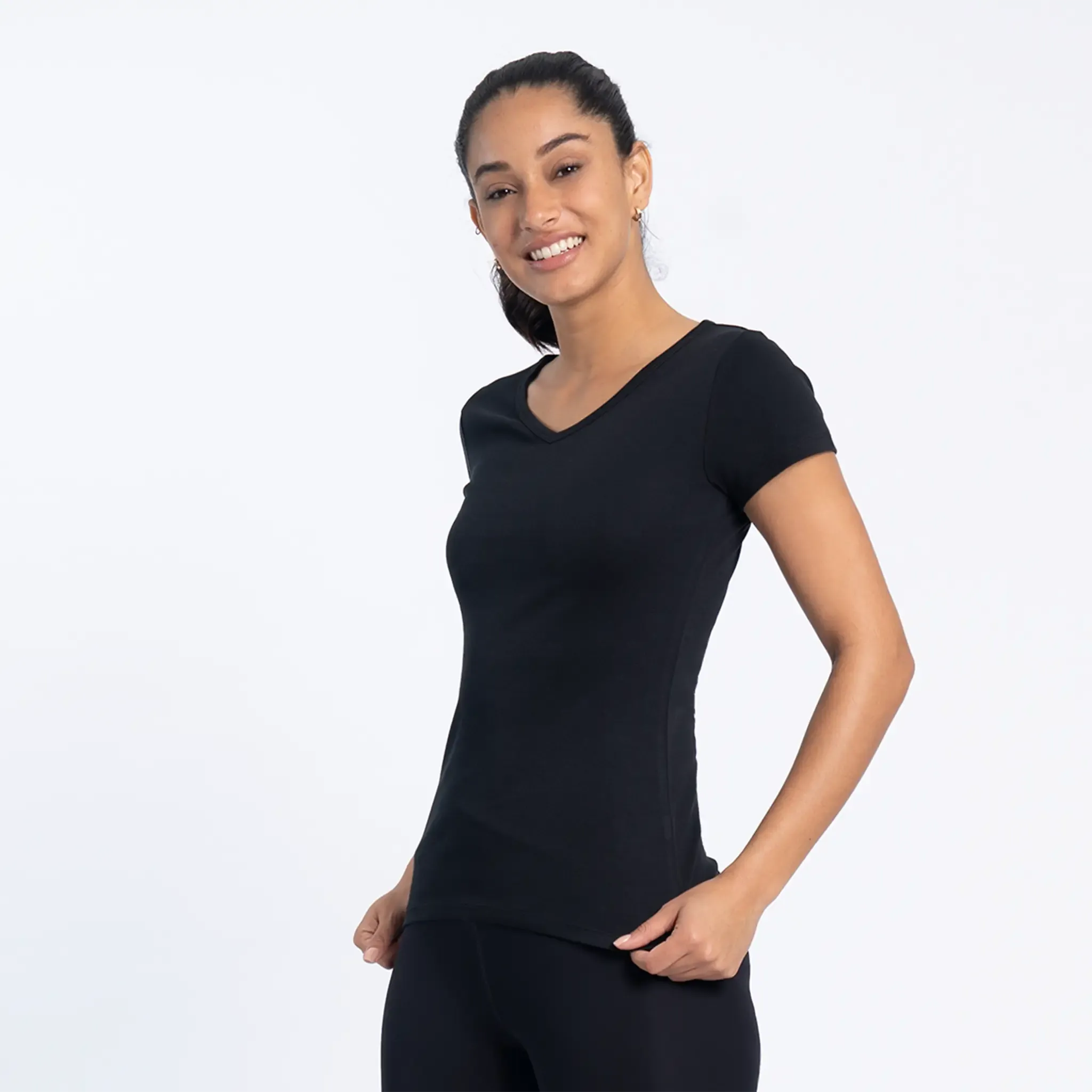 Mix 4 Pack - Women's Organic Crew Neck, V-Neck, Tank Top, & Long Sleeve