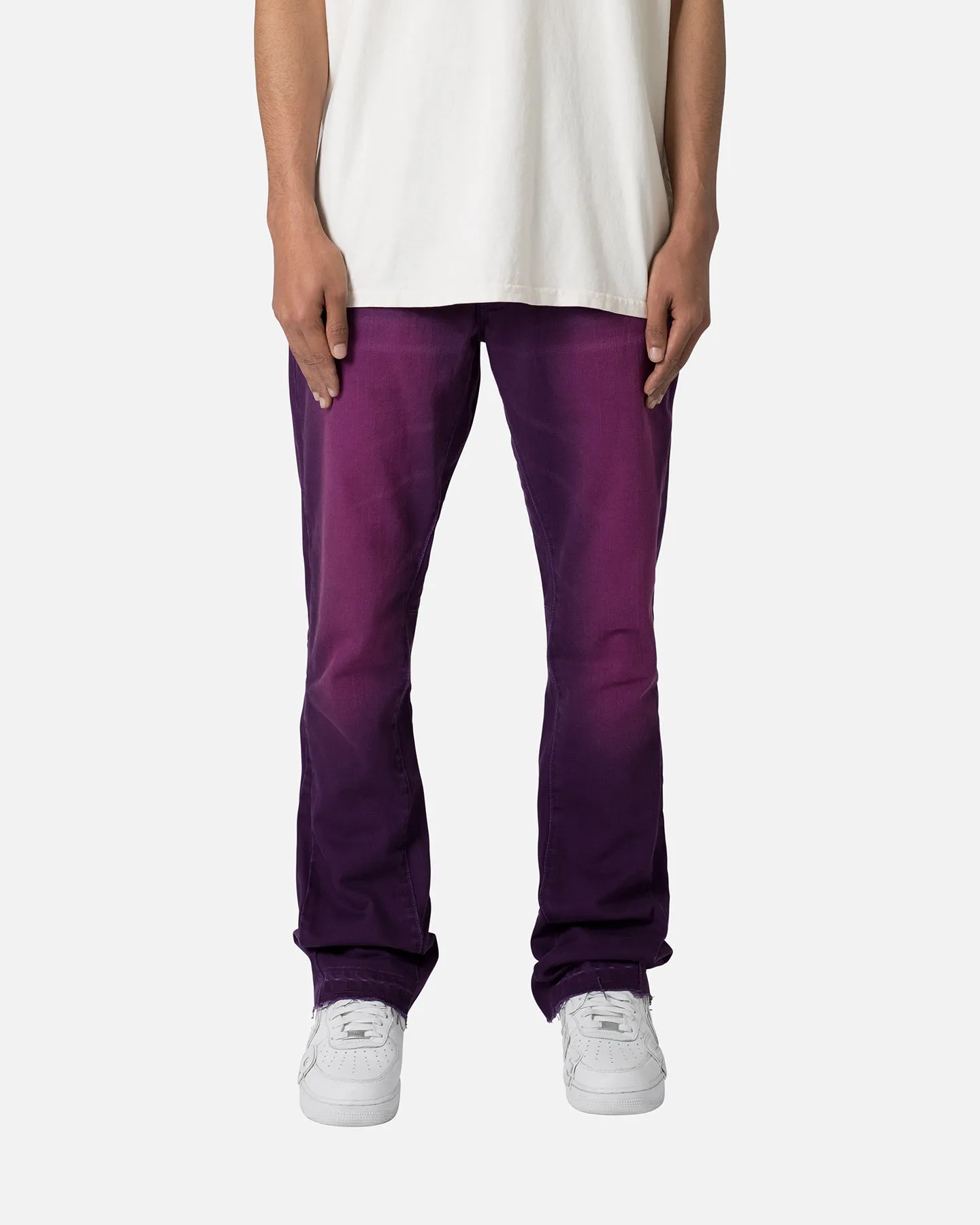 MNML B512 Flare Denim Jeans Purple