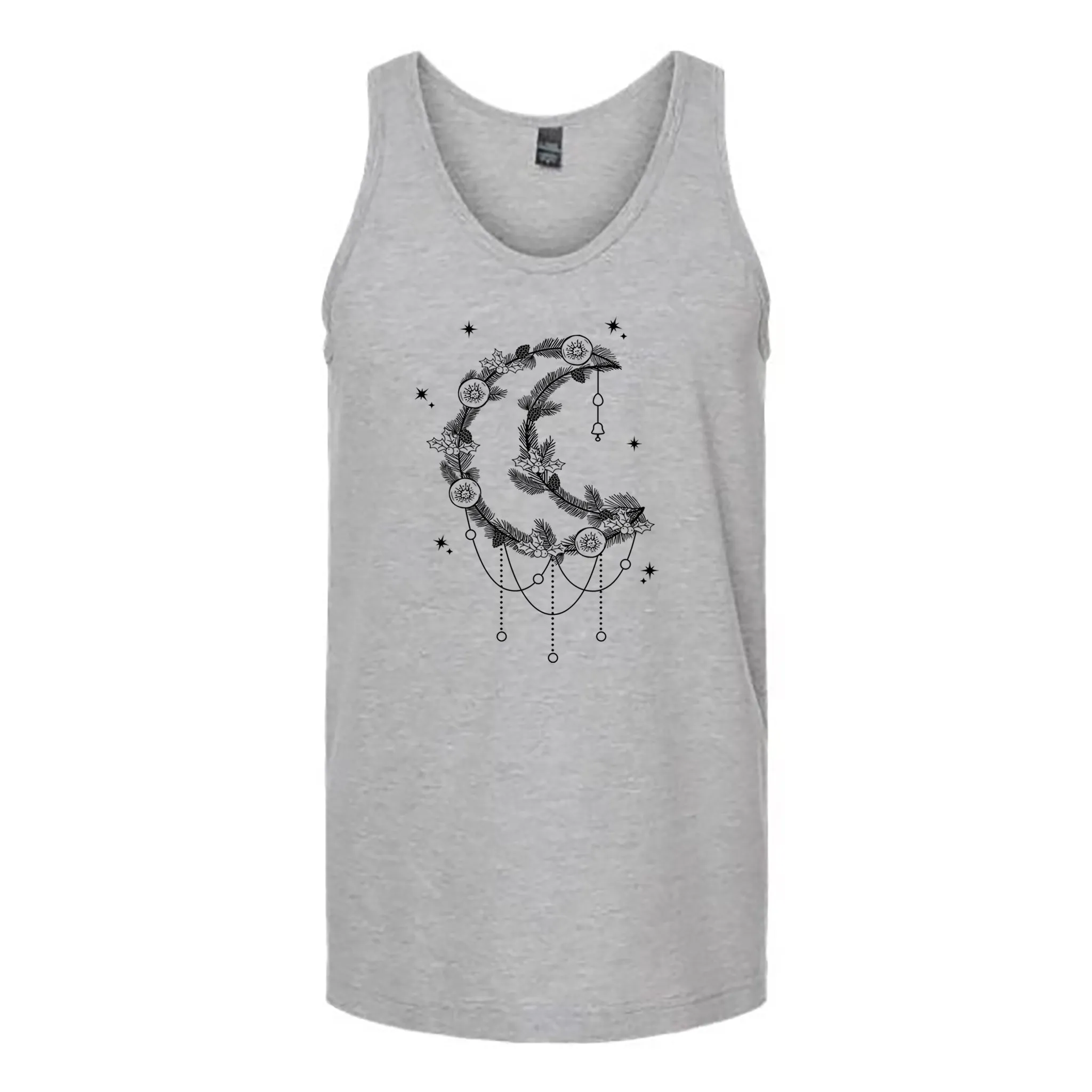 Moonlight Winter Wreath Unisex Tank Top