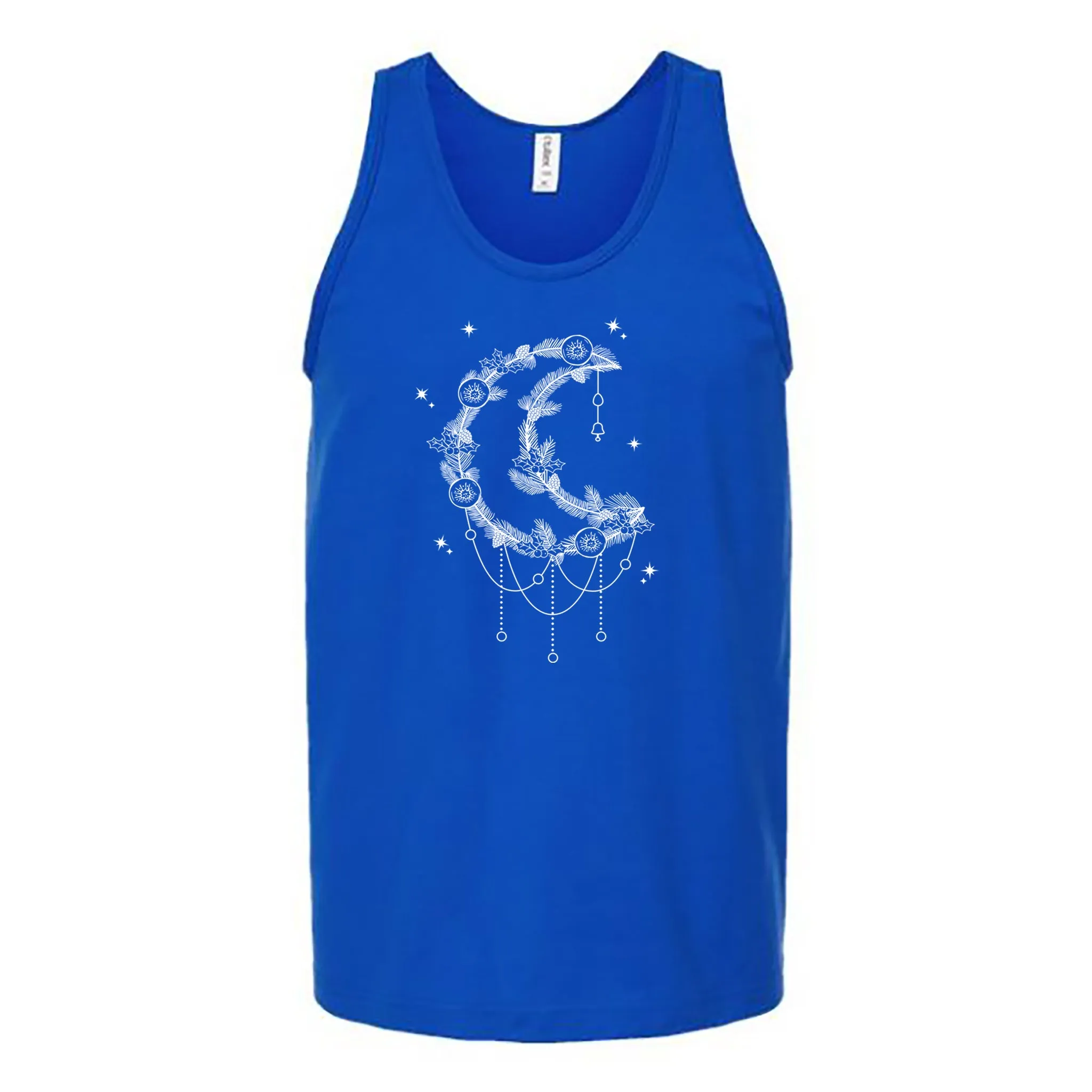 Moonlight Winter Wreath Unisex Tank Top