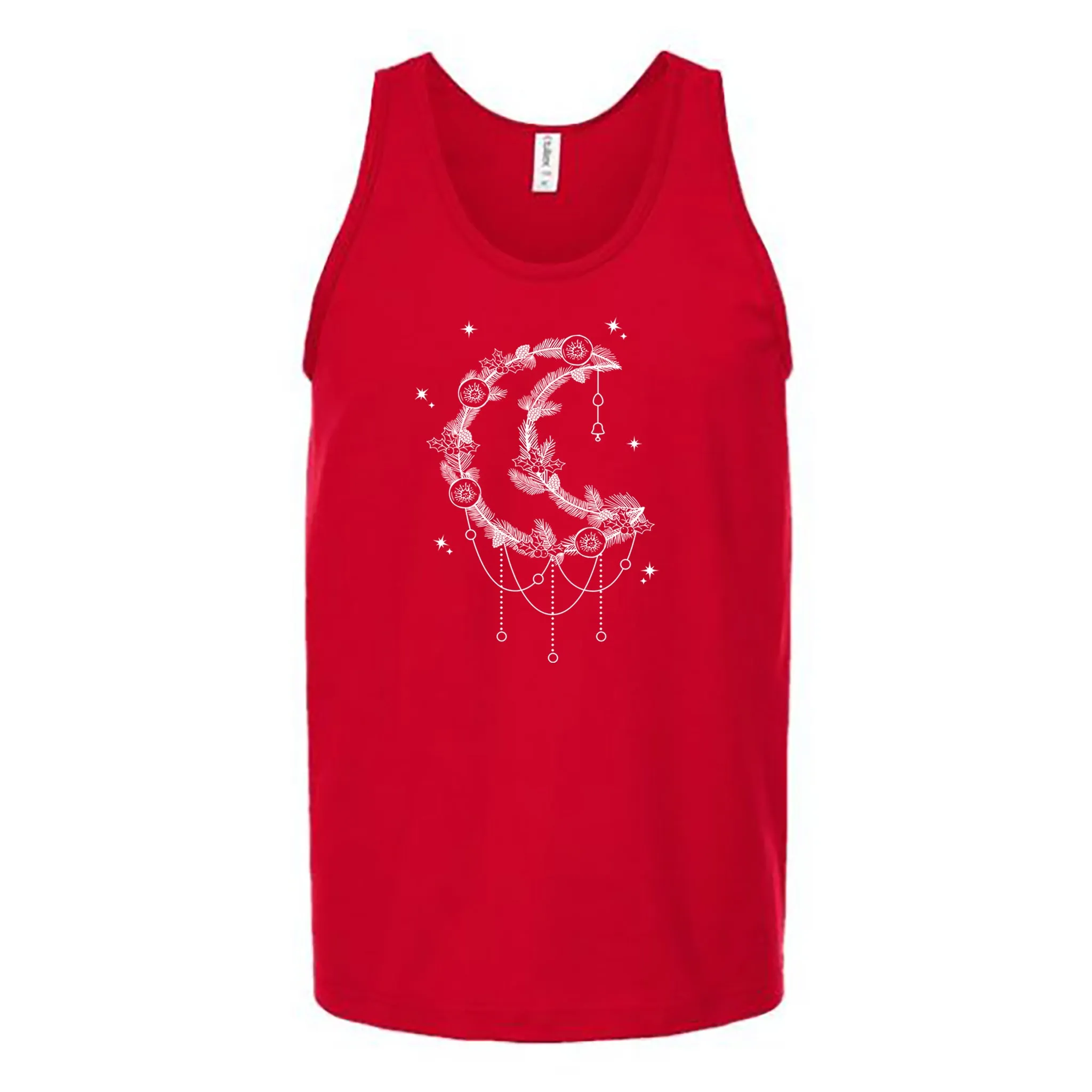 Moonlight Winter Wreath Unisex Tank Top