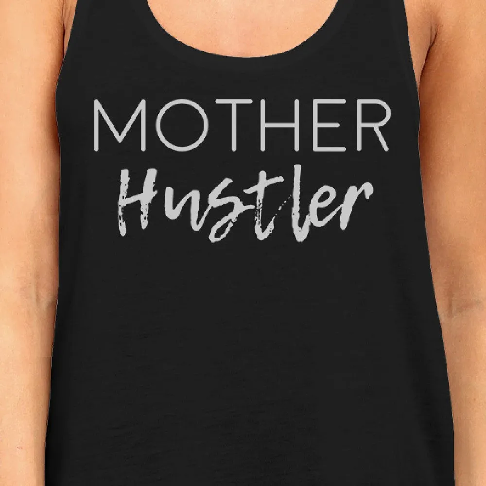 Mother Hustler Women's Black Sleeveless Top Perfect Summer Tanks For Her