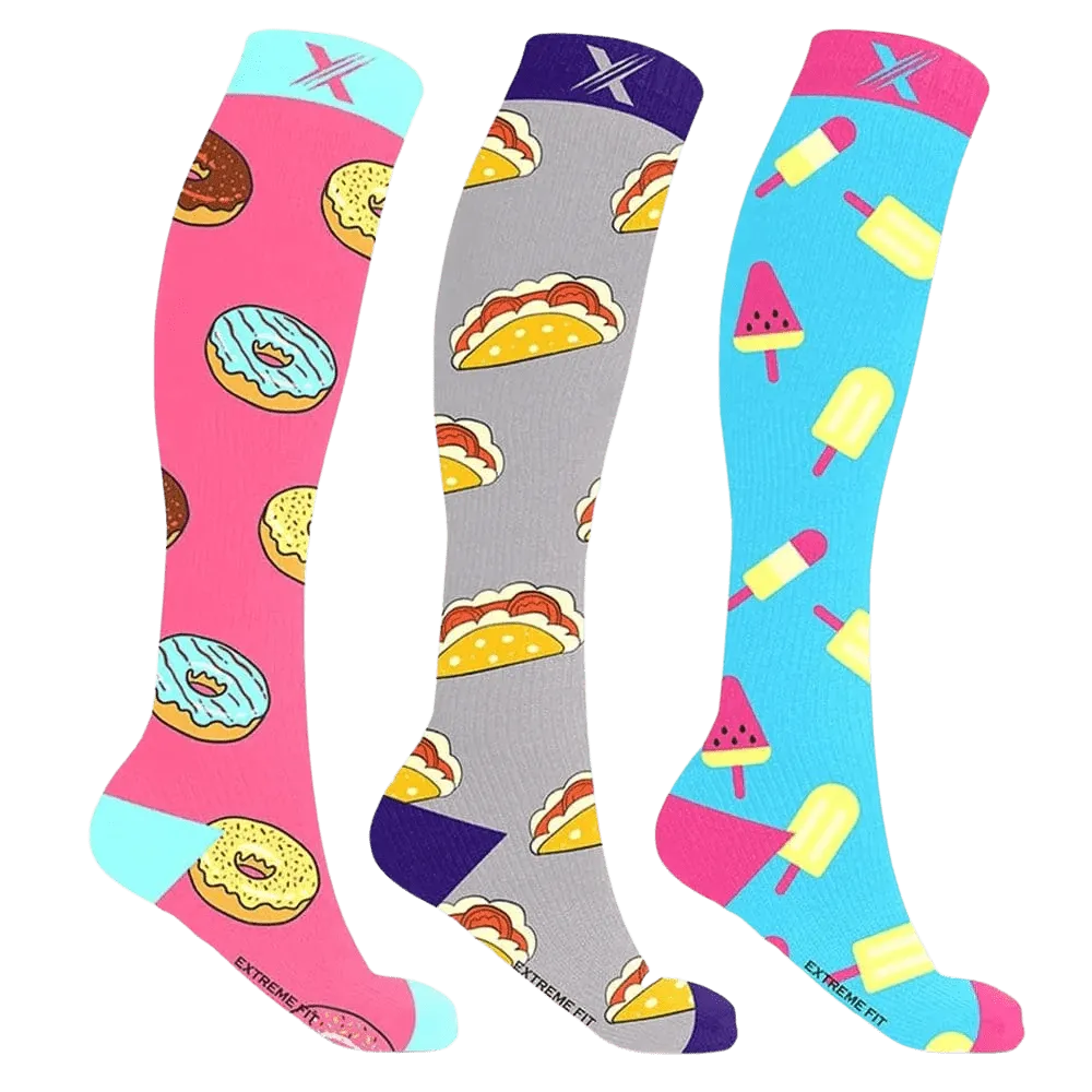 Munchies Compression Socks (3-Pairs)