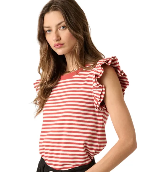 Nautical Striped Summer Top, Large