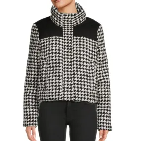 Noize Houndstooth Puffer Jacket