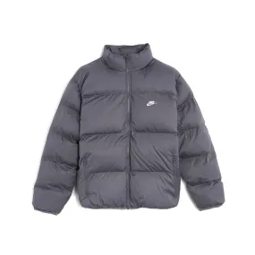 NSW Club Puffer Jacket 'Iron Grey/White'