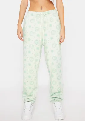 Pale Green Megan Joggers