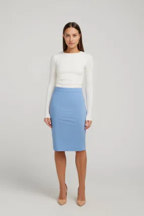 PENCIL SKIRT BLUEBELL