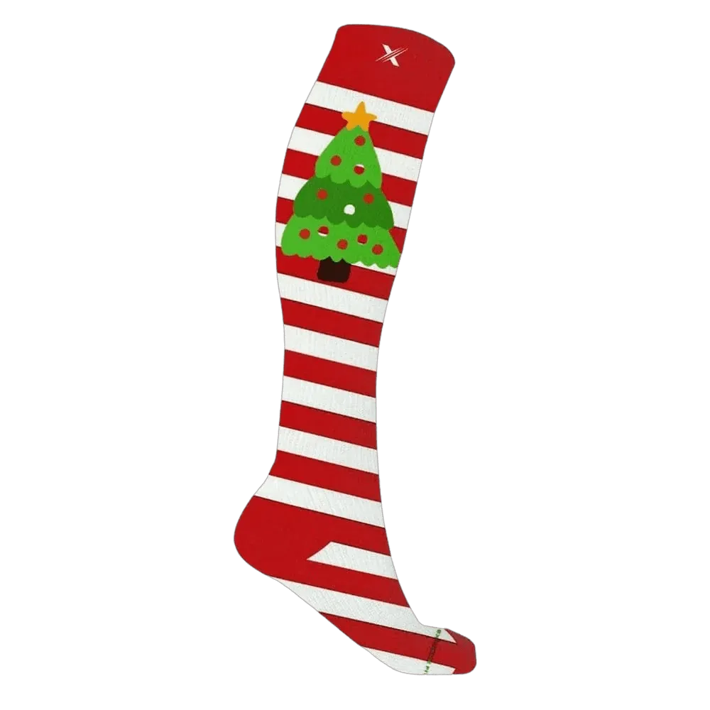 Peppermint Tree Compression Socks