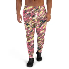 Pink Camouflage Men's Street Joggers