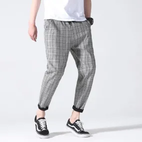 Plaid Joggers Pants