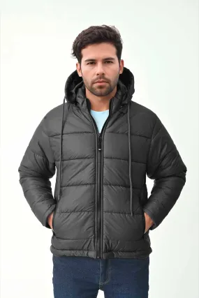 Polo Republica Men's Sliven Puffer Hooded Jacket