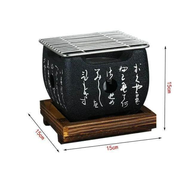 Portable Korean Oriental Barbecue Grill Stove