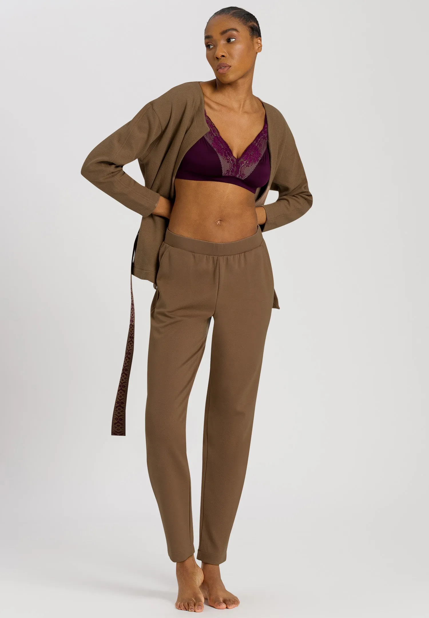 Pure Comfort Belted Cardigan | Walnut 78679-2821