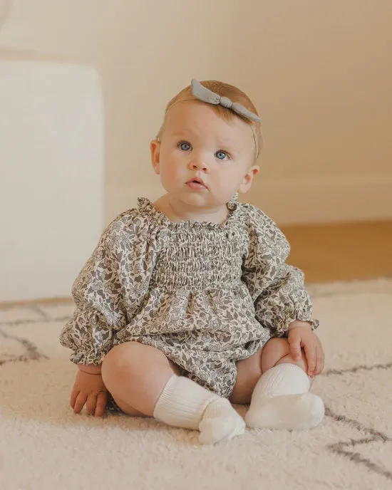 Quincy Mae - Eden Romper - Green Garden