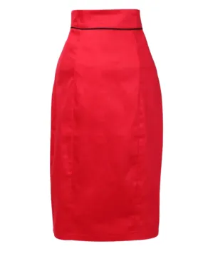 Red Pencil Skirt