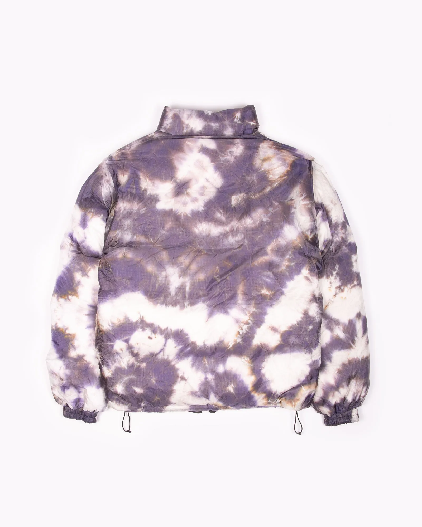 Reversible Puffer Jacket - Black/Purple Ash Dyed