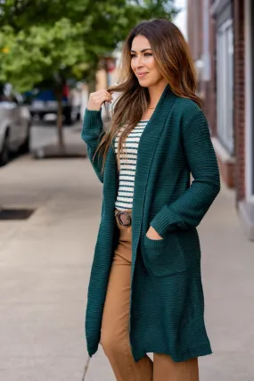 Ribbed Texture Cardigan