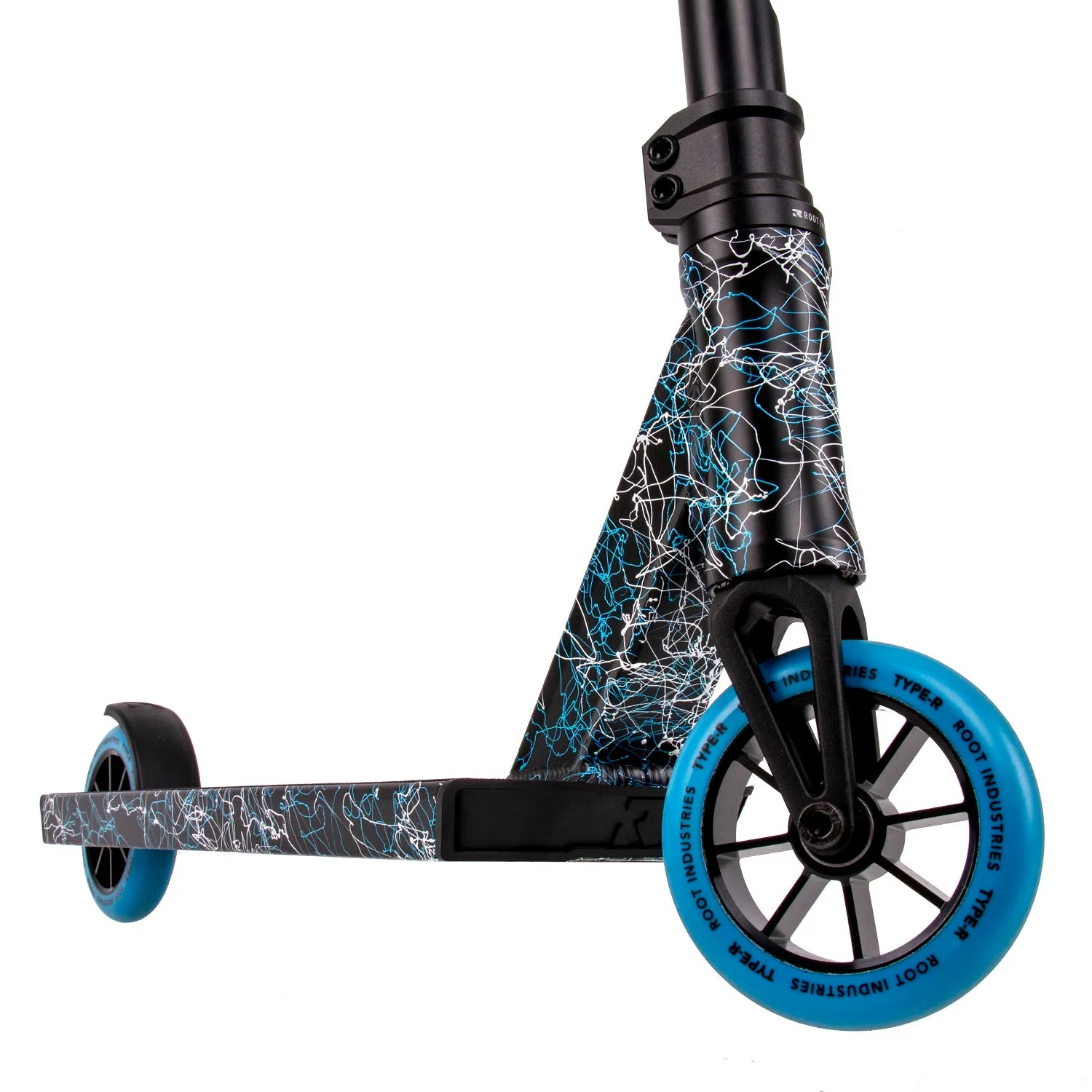 Root Industries Type R Complete Scooter - Black/Blue/White