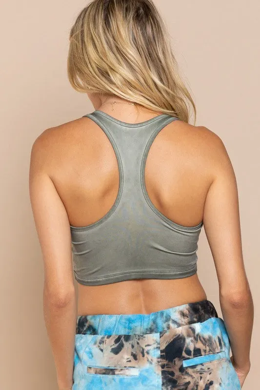 Scoop Neck Racerback Sports Bra - POL Preorder