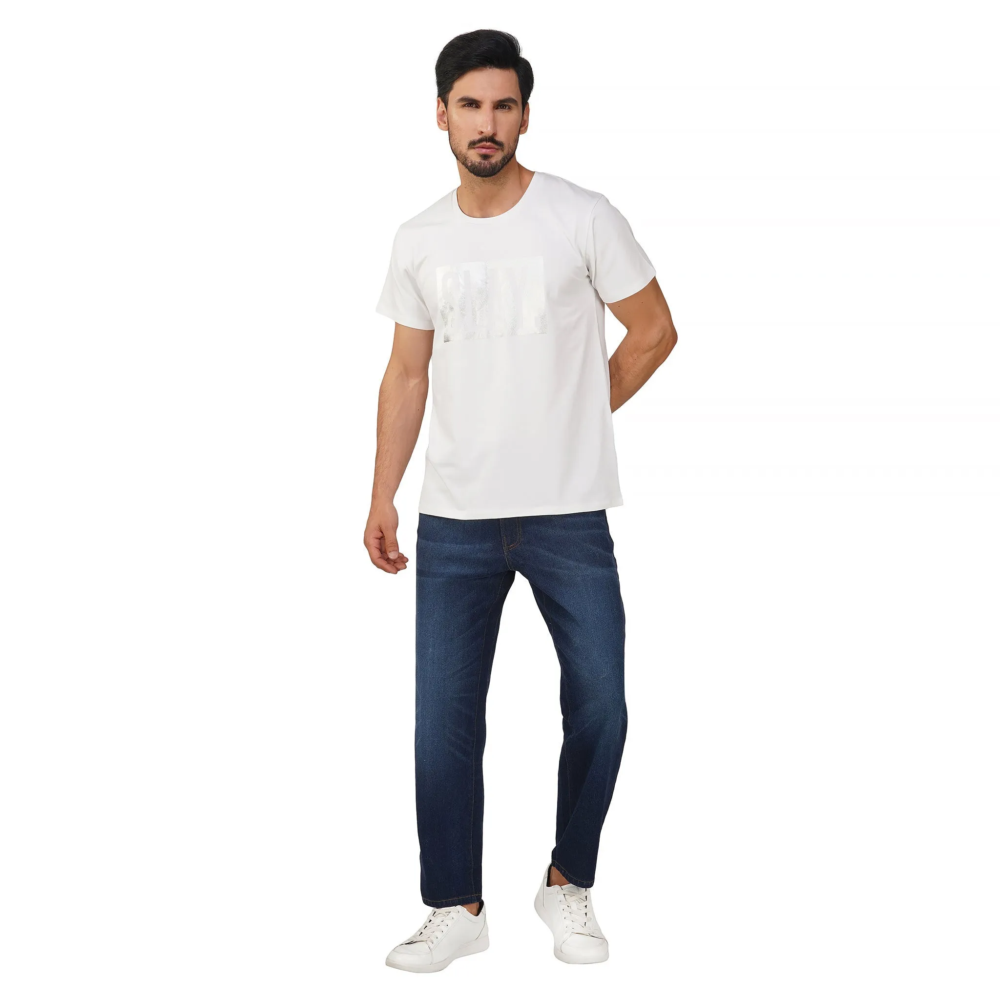 SLAY. Men's Enzyme Wash Denim Jeans