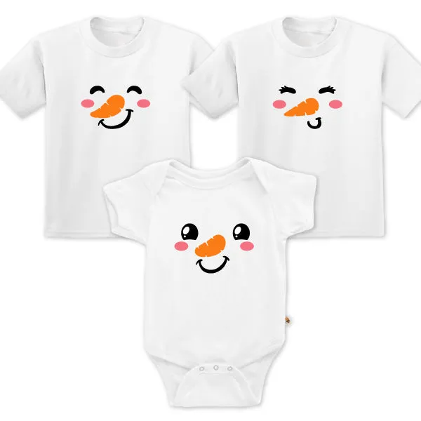 Snowman Christmas Family Set