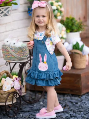 Some Bunny Special Denim Overall Dress Set