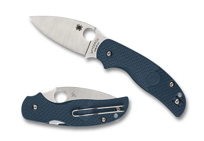 Spyderco Sage 5 Lightweight Cobalt Blue FRN Handles CPM SPY27 Steel