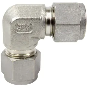 SSP - Union Elbow - 1/2" Tube x 3/8"