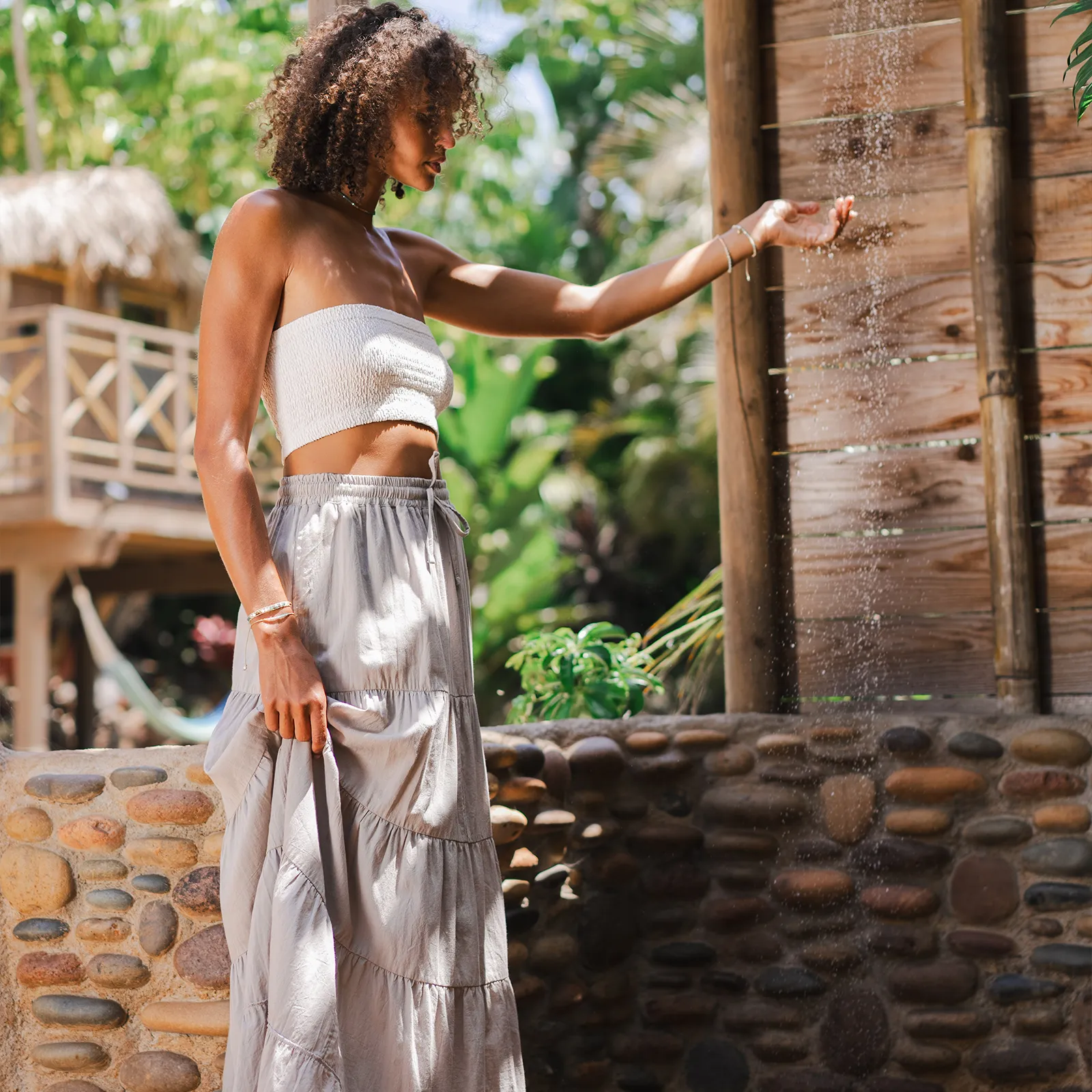 Stone Shipwrecked Maxi Skirt