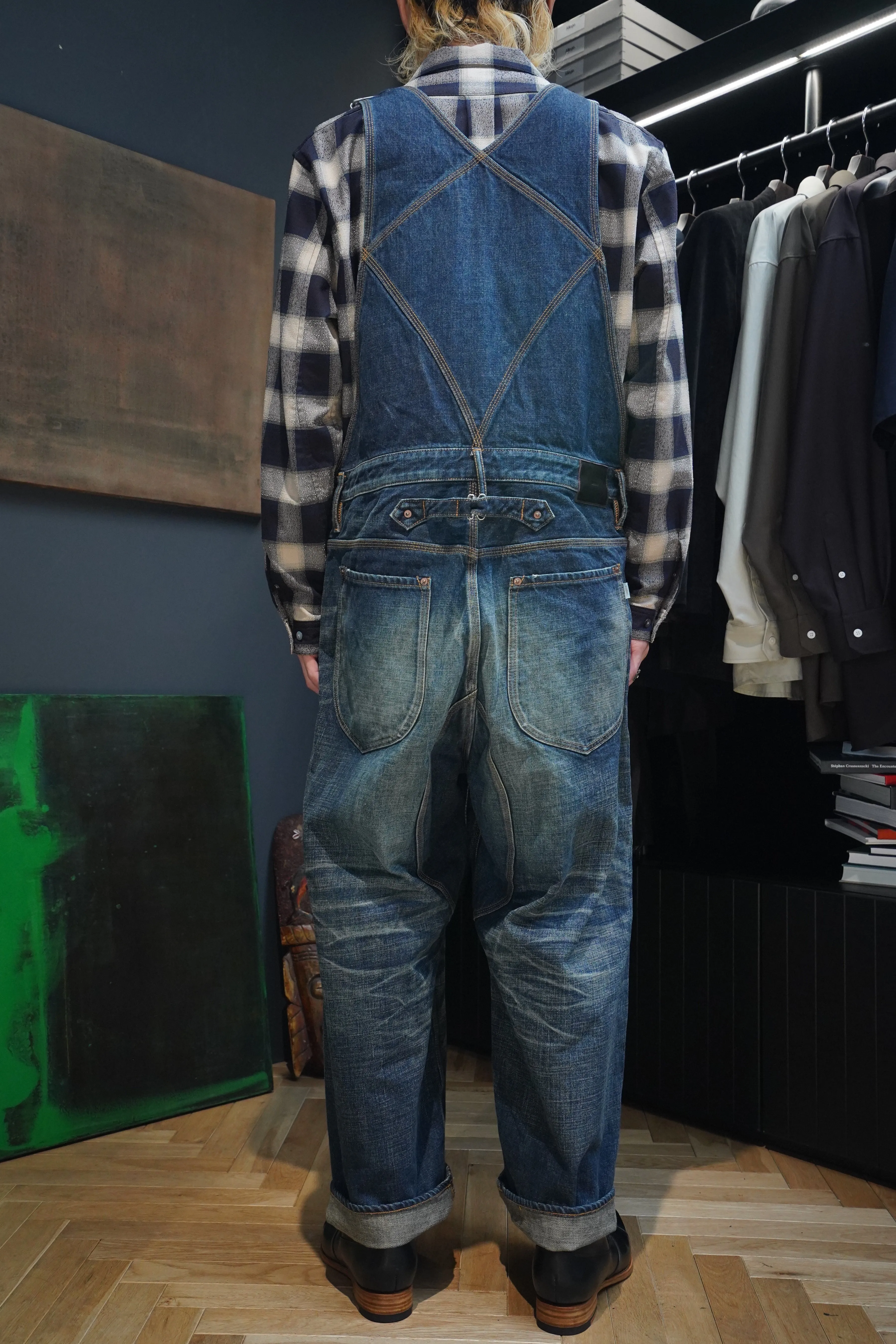 SUGARHILL MULTI FADE DENIM OVERALL (FADED INDIGO)