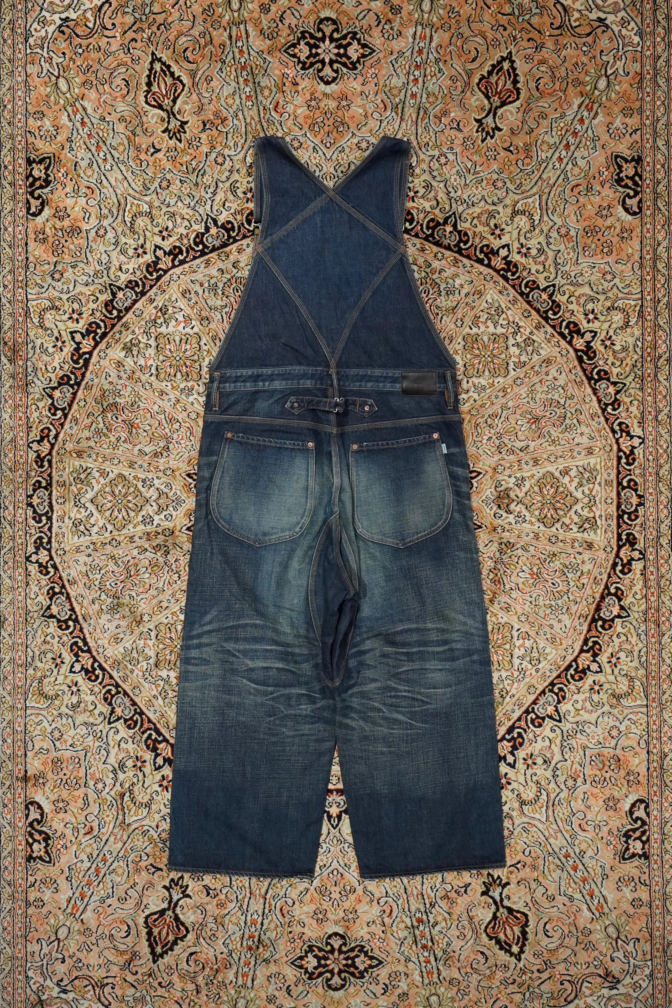 SUGARHILL MULTI FADE DENIM OVERALL (FADED INDIGO)