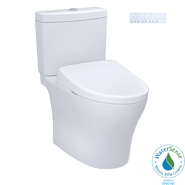 TOTO Aquia IV Washlet  S7 Two-Piece 1.28 and 0.9 GPF