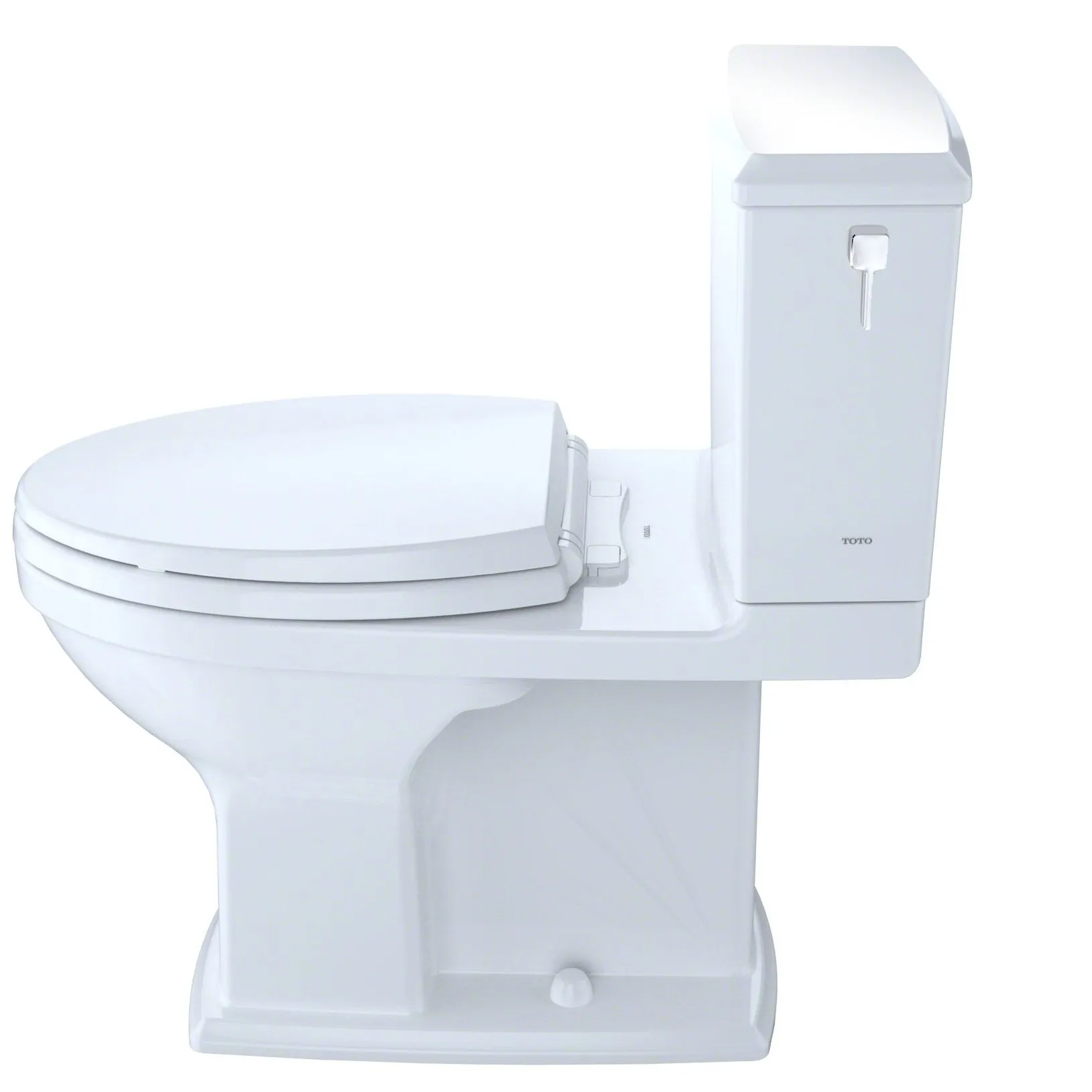 TOTO CST494CEMFRG#01 Connelly 2-Piece Elongated Dual Flush Toilet with Right-Hand Lever, Cotton White