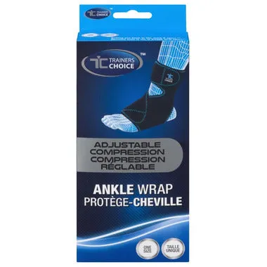 TRAINER'S CHOICE ANKLE COMPRESSION WRAP