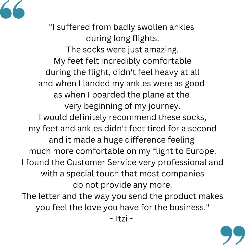 TXG Compression Socks for Flying - Comfort Cotton Omniease Range for Women