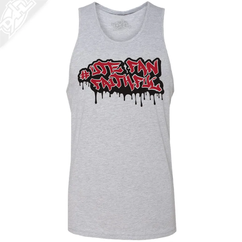 Ute Fan Faithful Graffiti - Mens Tank Top