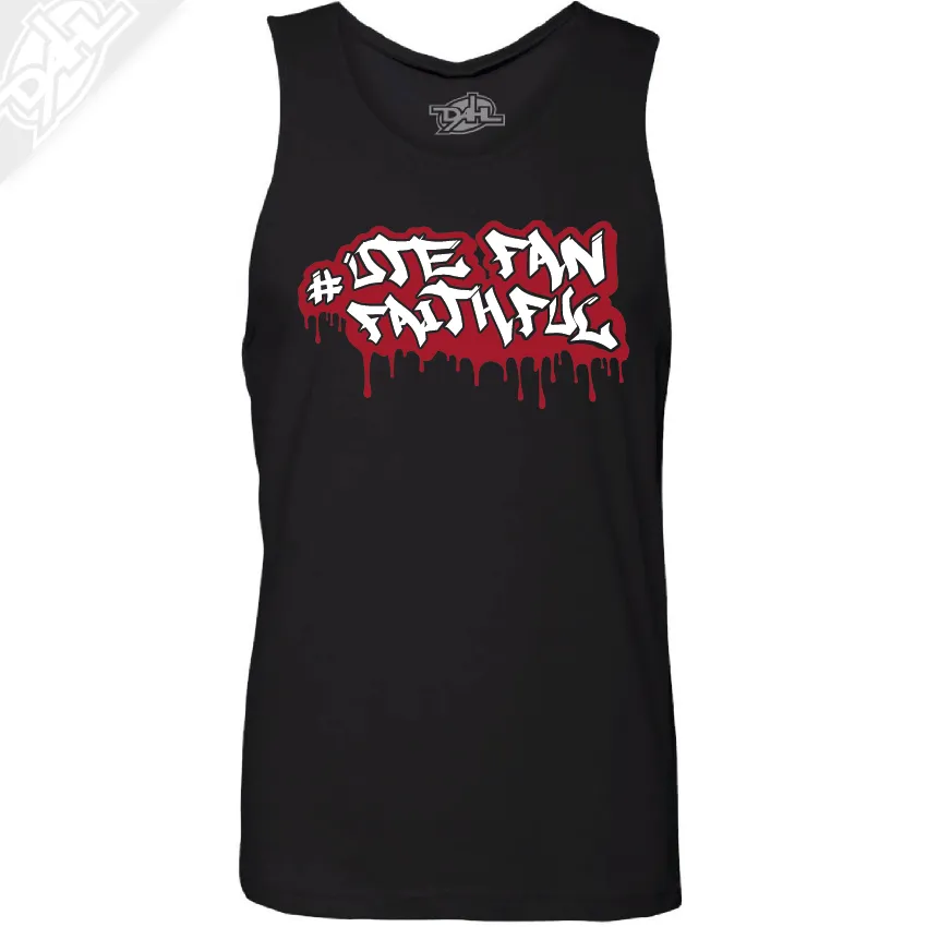 Ute Fan Faithful Graffiti - Mens Tank Top