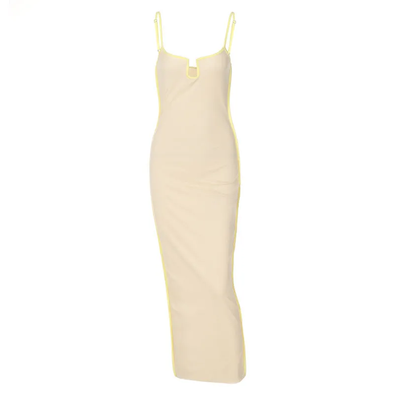 V-Neck Bodycon Cami Dress