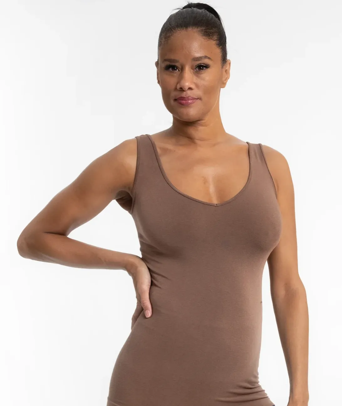 V-NECK/SCOOP NECK REVERSIBLE TANK By Elietian