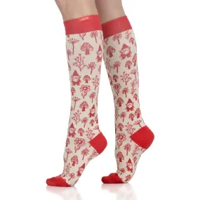 VIM & VIGR Woodland Gnomes Compression Socks 15-20 MmHg