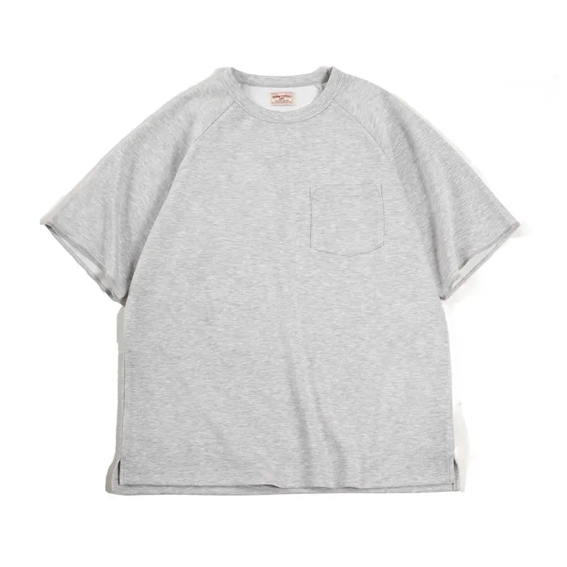 Vintage Air Layer T-shirts Men Casual Oversized Pocket Tees