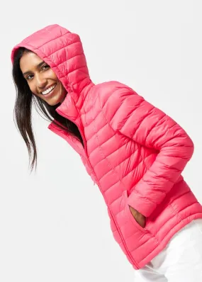 Wild Berry Duck Down Puffer Jacket