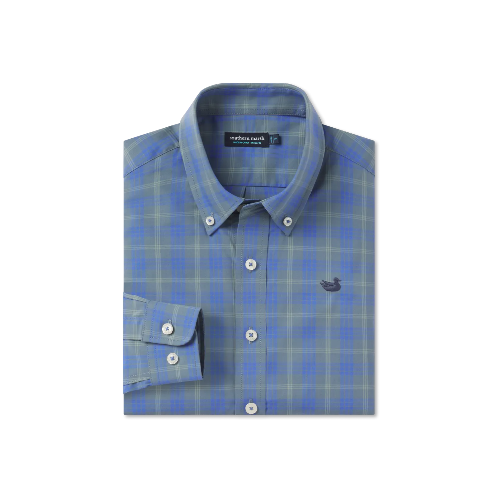 Youth Middleton Windowpane Dress Shirt