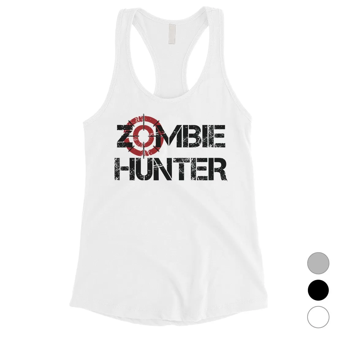 Zombie Hunter Womens Charming Cool Halloween Costume Tank Top Gift